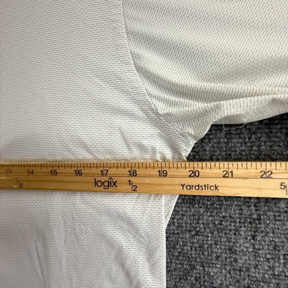 Eton Romania Nylon Spandex Gray Geometric Slim Two-Way Stretch 15.5 Elegant Work - Picture 6 of 16